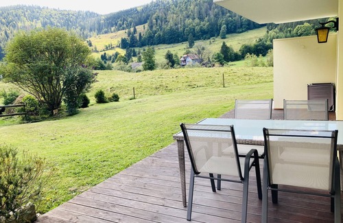 St. Blasien Apartment | Modern apartment with private sauna, close to bathing lakes, ski lift and thermal baths
