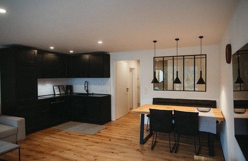 St. Blasien Apartment | Modern Black Forest loft with mountain views - ski lift, bathing lake & thermal spa