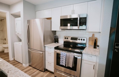 Denver Condo | Modern, Bright Retreat for Couples and Business Travel - King Bed