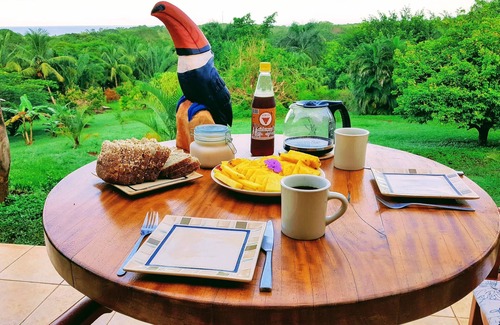 San Francisco de Coyote House | Modern bungalow with large garden, sunsets in the sea, panoramic terrace