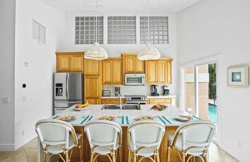Palm Beach Shores House | Modern Coastal Escape | Outdoor Living + Grill