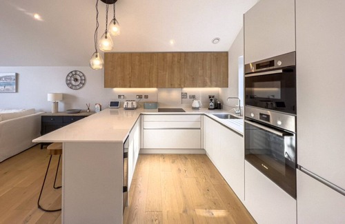 Constantine Bay House | Modern Constantine Bay home with private hot tub, close to the beach and golf