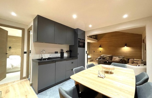 Val-d'Isere Apartment | Modern Duplex · Central Location · Family-Friendly · Mtn Views