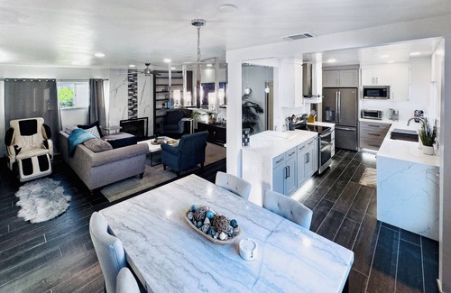 Ventura House | Modern Glam Beach House in Ventura, CA! Stunning Kitchen & Bathroom!