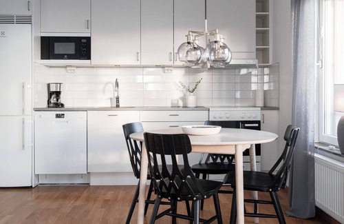 Pitea Apartment | Modern Harbor View Apt in Piteå