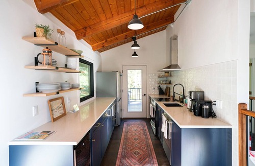 Copake Lake House | Modern hilltop chalet-style cabin @ Copake Lake