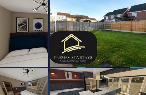 Ellesmere Port House | Modern Home 6bed En-suite Near Cheshire Oaks Near Chester Free Wi-Fi Free Parking Great for Work stays