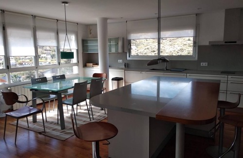 Gandia House | Modern house with indoor pool in urbanization with security service.