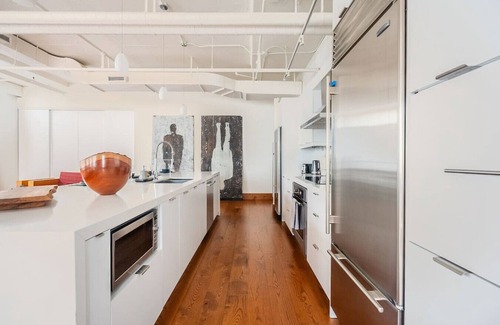 Fashion District Condo | Modern Industrial Charm: 2BR Designer Loft
