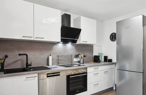 Westerdeichstrich Apartment | Modern KüstenHygge 1 with garden & parking space