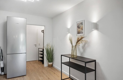 Westerdeichstrich Apartment | Modern KüstenHygge 1 with garden & parking space