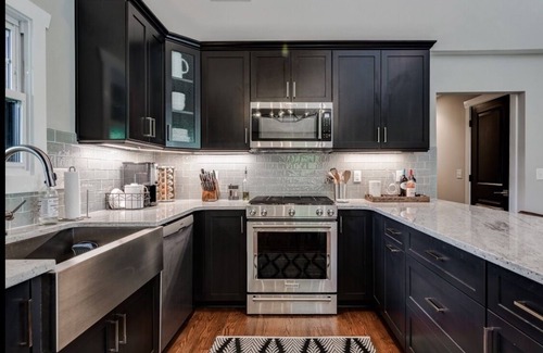 St. Stephens House | Modern Lake Hickory Home w/Dock, Kayaks, Firepit & Game Room