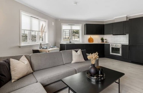 Alesund Apartment | Modern living | Free electric car charging | Private parking
