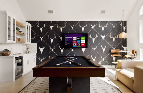 South Lamar House | Modern Luxe South Lamar Retreat with Heated Pool, Game Room, and Outdoor Theater