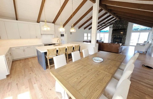 Sharps House | Modern luxury estate with private beach & dock! n