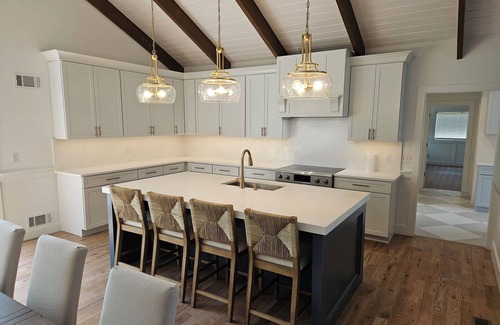 Sharps House | Modern luxury estate with private beach & dock! n