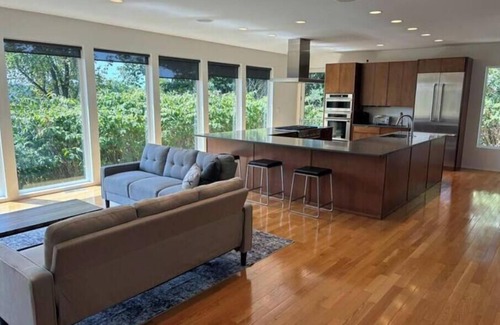 Morgantown House | Modern Luxury steps 0.4 mi from Stadium