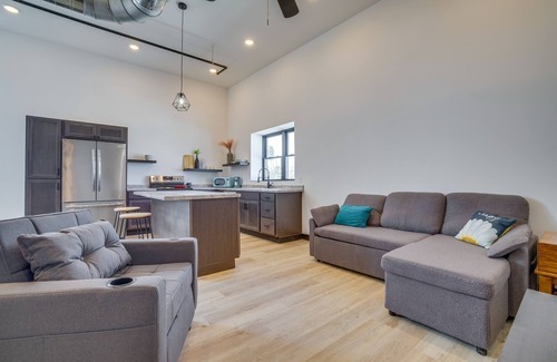 Cashton Apartment | Modern, Open-Concept Apartment: Downtown Cashton!