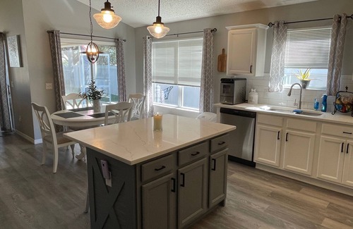 Duval House | Modern Open-Plan Home w/Updated Kitchen, Private Lanai & Golf Cart