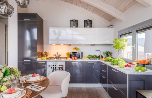 Lucca Historical Center Apartment | Modern Panoramic Loft with Terrace, Elevator, Parking