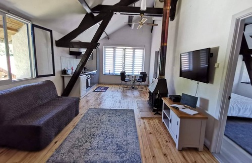 Moutier-Malcard Apartment | Modern styled penthouse apartment on an old Mill site in the Creuse