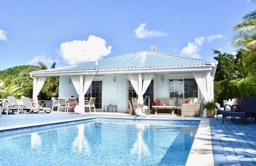 Jolly Harbour Villa | Modern & Stylish 4 Bedroomed Villa, private pool, walking distance to beach.