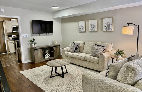 Gastonia Apartment | Modern Townhome w/Balcony Walk to FUSE Stadium