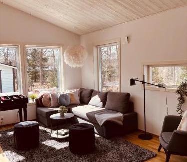 Ljungbyhed Villa | Modern villa med spa och pool