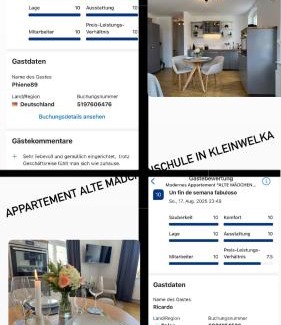 Kleinwelka Apartment | Modernes Appartement "ALTE MÄDCHENSCHULE", inkl Stellplatz, E-Bike Ladestation, Boxspringbett, Business, 2 Personen, gratis Kaffee und Tee, WLAN