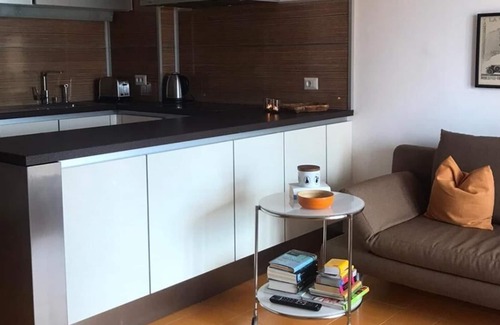Gonte Apartment | Modernly furnished 1 room studio apartment with balcony, pool and lake access