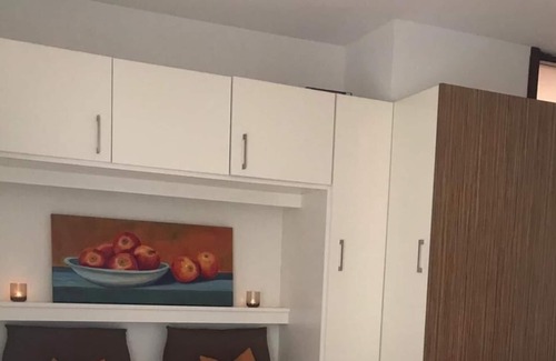 Gonte Apartment | Modernly furnished 1 room studio apartment with balcony, pool and lake access