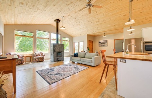 Stevensville House | Montana Getaway w/Views & Private Trail