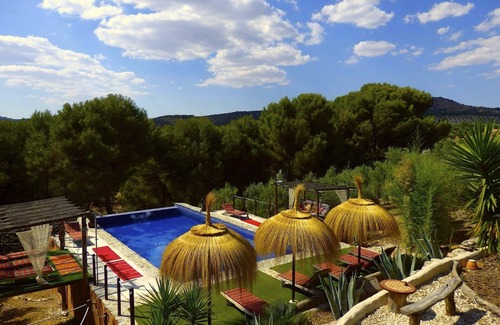 Tocon House | Montefrio, Hacienda with Infinity Pool, Sauna, Yoga Studio - max 14 persons .