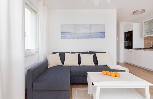 Puck Apartment | Morska Bryza 28 | Stylish Apartment | Desk | Parking