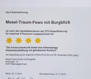 Historic Downtown Apartment | Moseltraum-Fewo mit Klimaanlage-Burgblick und Balkon