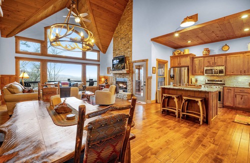 Mineral Bluff Cabin | Mountain Breeze, an exquisite home with stunning mountain views is conveniently