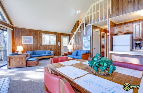 Basye Ski Chalet | Mountain Chalet (#8) - Convenient to local dining | Great view of Resort's lush diving range!