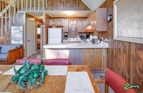 Basye Ski Chalet | Mountain Chalet (#8) - Convenient to local dining | Great view of Resort's lush diving range!