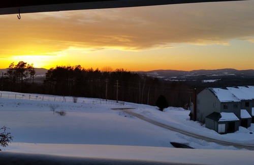 East Burke Condo | Mountain view, trailside condo at Burke Mountain Resort