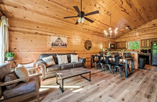 Pigeon Forge Cabin | MountainView!1miletoPkwy!2Pools!HotTub!TheaterRm!PoolTable!Arcade!Shuffleboard!