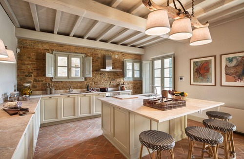 Castelfalfi Villa | My Rental Homes - Antico Casale with pool and garden all around the property