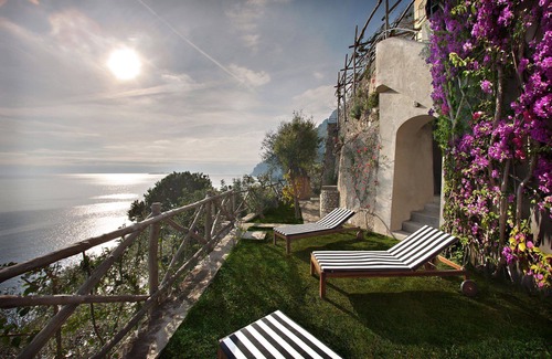 Positano City Centre House | My Rental Homes - Casa La Riva with shared pool, semi private beach and garden