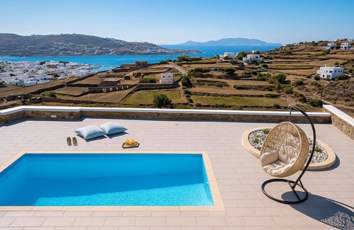Ornos Apartment | Mykonos Villa Sympatico, Private Pool & Sea Vistas