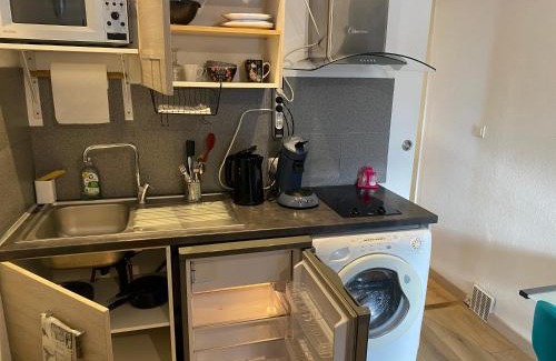 Malzeville Apartment | Nancy, Magnifique studio totalement climatisé, meublé, salle de bains et wc séparés, parking privé, cuisine équipée, WIFI