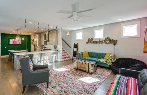 East Nashville House | Nashville Home with Fire Pit, Near Nissan Stadium!