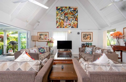 Tapere of Vaimaanga Villa | Natura Beach Pool Villa 1 - a 5BM pool villa on the beach at Vaimaanga Rarotonga