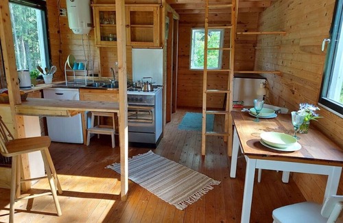 Torestorp House | Nature vacation in Sweden's southernmost wilderness, surrounded by forest and lake.