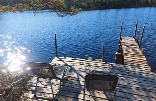 Torestorp House | Nature vacation in Sweden's southernmost wilderness, surrounded by forest and lake.