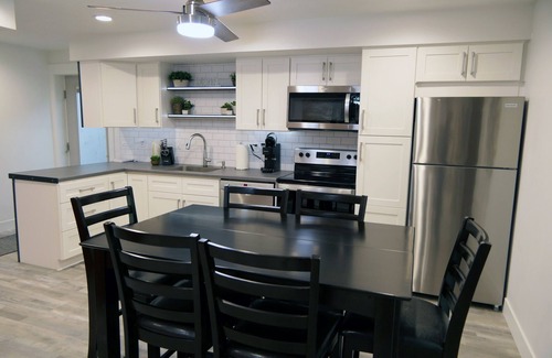 Orem Apartment | Natures Best Modern - Amazing GETAWAY, 2- Person LED Shower, 75" TV, King Bed