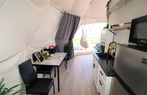 Pomquet Resort | Nautical Dome Luxury Rental with Hot Tub, Gazebo & Firepit!